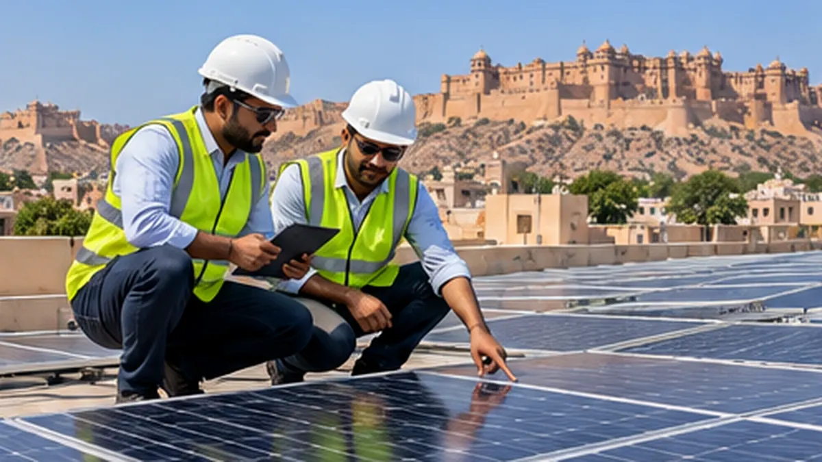 Solar system for warehouses from SK Solar Jaipur